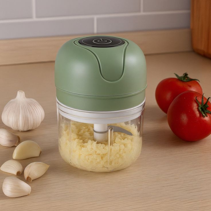 Electric Food Chopper & Vegetable Cutter – Mini Garlic, Onion & Meat Chopper
