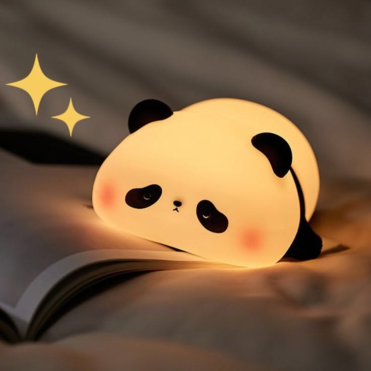 Cute Panda LED Night Light – Adorable Bedside Lamp for Kids & Home