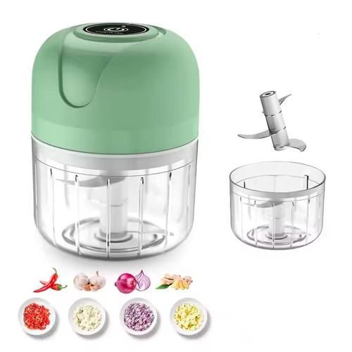 Electric Food Chopper & Vegetable Cutter – Mini Garlic, Onion & Meat Chopper