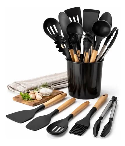 11-Piece Silicone Kitchen Utensil Set