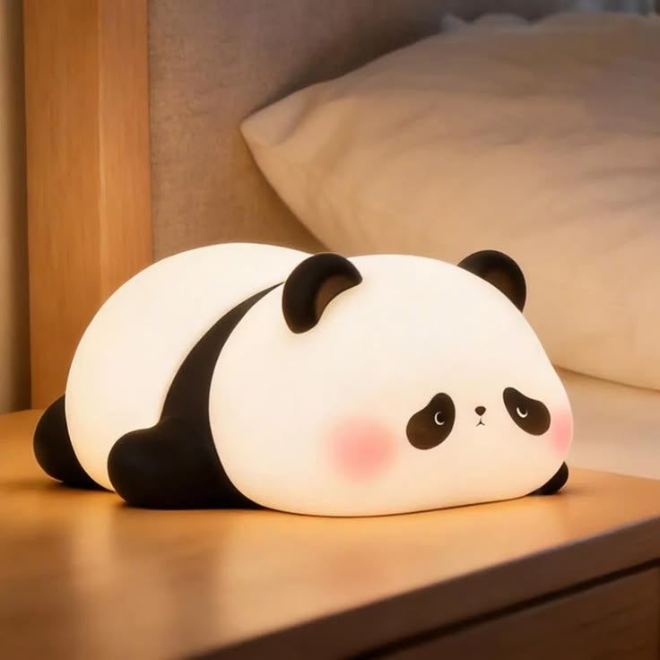 Cute Panda LED Night Light – Adorable Bedside Lamp for Kids & Home