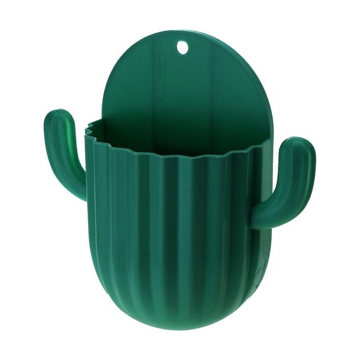 Cactus Toothbrush & Toothpaste Holder – Wall Mounted Bathroom Organizer
