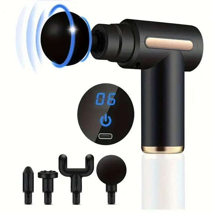 6-Speed Deep Tissue Massage Gun – Portable Muscle Massage & Recovery Gun