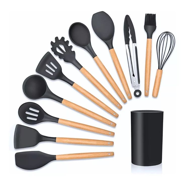 11-Piece Silicone Kitchen Utensil Set